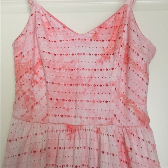 Pink tye dye dress - Picture 3 of 4